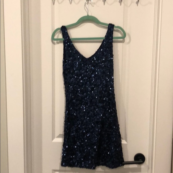 Sequin blue party mini - Picture 2 of 3